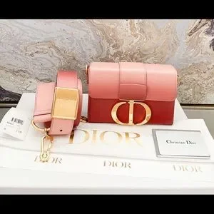【ヴィンテージ】Rank:B☆Dior Oblique モンテイン ボックス BAG CHRISTIAN DIOR Oblique 30 Montaigne Box Bag Blue 1486644